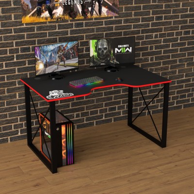 Геймерский игровой  стол Rasin LOFT-13 красный