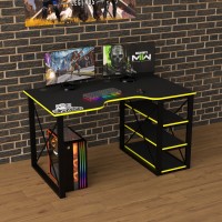 Геймерский игровой стол Rasin LOFT-15 желтый Геймерский игровой стол Rasin LOFT-15 желтый