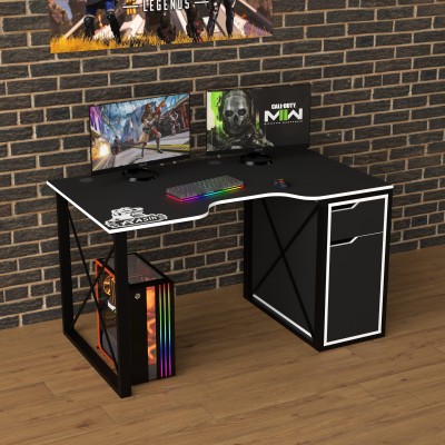 Геймерский игровой стол Rasin LOFT-17 белый