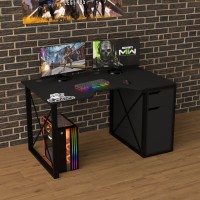 Геймерский игровой стол Rasin LOFT-17 черный Геймерский игровой стол Rasin LOFT-17 черный