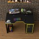 Геймерский игровой стол Rasin LOFT-17 желтый