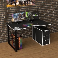 Геймерский игровойстол Rasin LOFT-18 белый