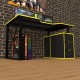 Геймерский игровой стол Rasin LOFT-18 желтый