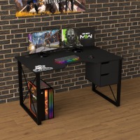 Геймерский игровой стол Rasin LOFT-19 черный Геймерский игровой стол Rasin LOFT-19 черный