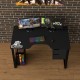 Геймерский игровой стол Rasin LOFT-19 черный