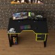 Геймерский игровой стол Rasin LOFT-19 желтый