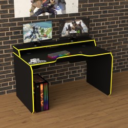 Геймерский игровой стол Rasin RS-24 желтый