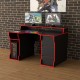 Геймерский игровой стол Rasin RS-26 красный