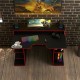Геймерский игровой стол Rasin RS-29 черный+красный