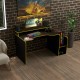 Геймерский игровой стол Rasin RS-30 черный+желтый