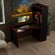 Геймерский игровой стол Rasin RS-31 черный+красный