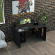 Геймерский игровой стол Rasin RS-32 черный
