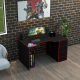 Геймерский игровой стол Rasin RS-33 черный+красный