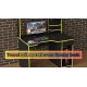 Геймерский игровой стол Rasin RS-12 желтый