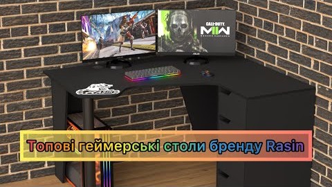 Геймерський стіл Rasin RS-11 чорний від бренду Rasin