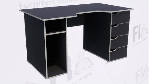 Геймерський ігровий стіл Rasin RS-1 білий
