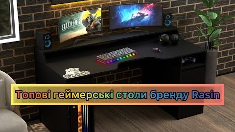 Геймерський стіл Rasin RS-27 чорний від бренду Rasin